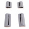 Clips Protecteur Avant + Arri&egrave;re Gris Porte Bagage Peugeot 102 103 ML MV VS - Jeu de 4