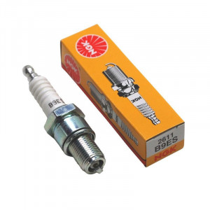 Bougie NGK B9ES Tout Cyclo LC / Derbi AM6 / Scooter LC Culot Long Standard