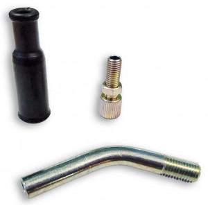 Kit Coude 40&deg; Carburateur Dellorto PHBG PHBH SHA VHS (avec Tendeur et cap)