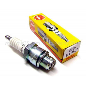 Bougie NGK B10HS MBK Booster / Mobylette MBK 51 air / Peugeot 103 air - Culot Court (froide)