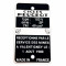 Plaque Constructeur Peugeot Type Mine 103V Série SP - 103 SP 1 Aout 1980 (Vierge)
