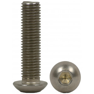 Vis Tete Bomb&eacute;e TBHC M6 Inox - BTR Unit&eacute; // Longueur au Choix