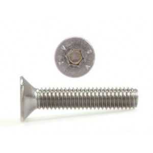 Vis Tete Frais&eacute;e FHC M8 Inox - BTR Unit&eacute; // Longueur au Choix