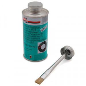 Liquide Vulcanisant TIP TOP avec Pinceau R&eacute;paration Chambre &agrave; Air Colle Rustine (Bidon 175g) (505 0196)