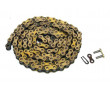 Chaine Moto 420 Renforc&eacute; Or Omega  - 122 Maillons (Stock d'&eacute;poque)