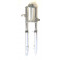 Fourche Peugeot 103 SPX RCX FOX PRO Clip R&eacute;servoir 5L Grise Type Origine (Fixation GB Basse)