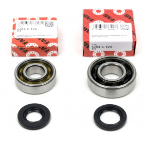 Kit Roulement Vilebrequin C3 Peugeot 103 Renforc&eacute; FAG + Joint Spi Moteur (FAG Polyamide)