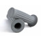 Poign&eacute;e Caoutchouc Grise 105mm D22/25 Cyclo sport MBK Peugeot Testi Malaguti Universel (Paire)