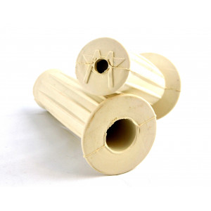Rev&ecirc;tement de Poign&eacute;e Beige Mobylette MBK Motob&eacute;cane Peugeot 101mm (Paire)