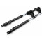 Fourche Peugeot 103 SPX RCX Phase 2 FOX R&eacute;servoir 5L Noire Type Origine (Fixation GB Basse)