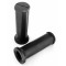 Revêtement Poignée Cyclo Carré Noir  110mm Court Mobylette MBK Peugeot - Paire