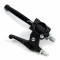 Poign&eacute;e / Levier de Frein Gauche Peugeot 103 RCX SPX Chrono SP3 + Starter Alu Noir Domino Origine