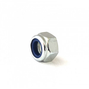 &Eacute;crou Frein M6x100 Nylstop Standard DIN985 Acier zingu&eacute; (autofrein&eacute;) - Unit&eacute;