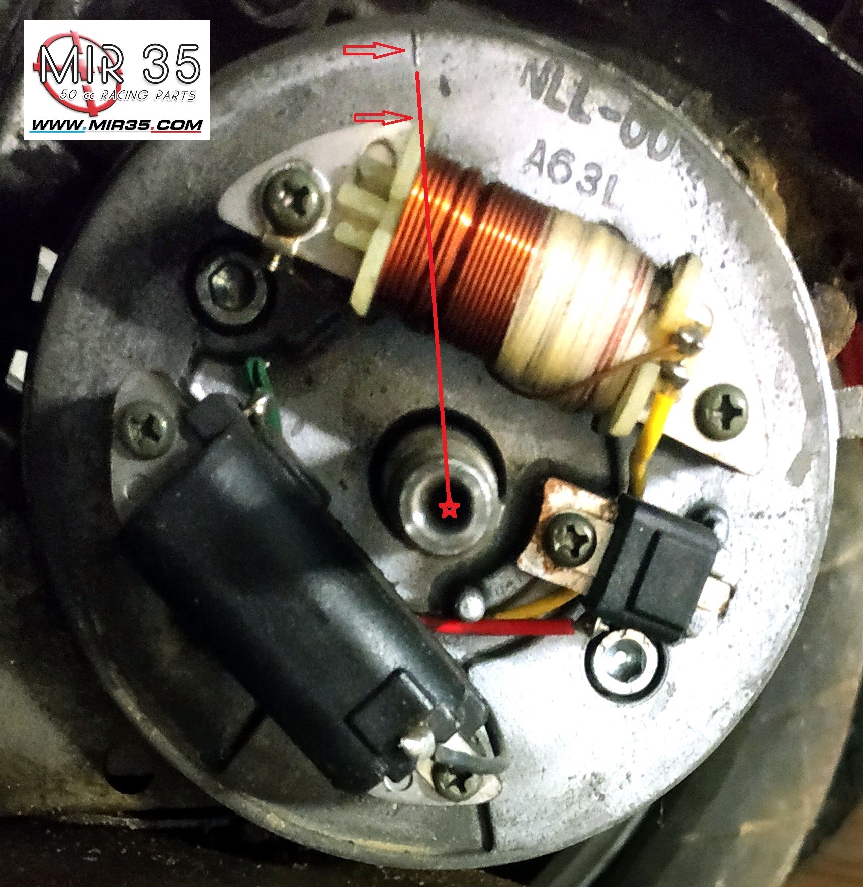 Comment tracer le repère sur un stator Moryama